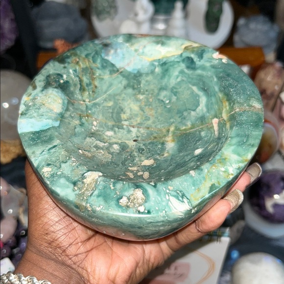 Accessories - Moss Agate Bowl Large